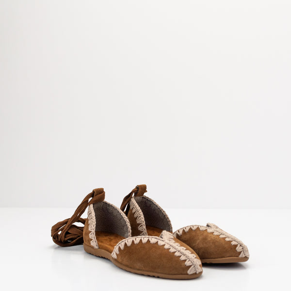 BAILARINA - MOU - BALLERINA WITH LACE COGNAC