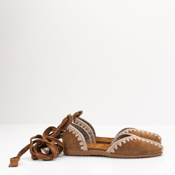 BAILARINA - MOU - BALLERINA WITH LACE COGNAC