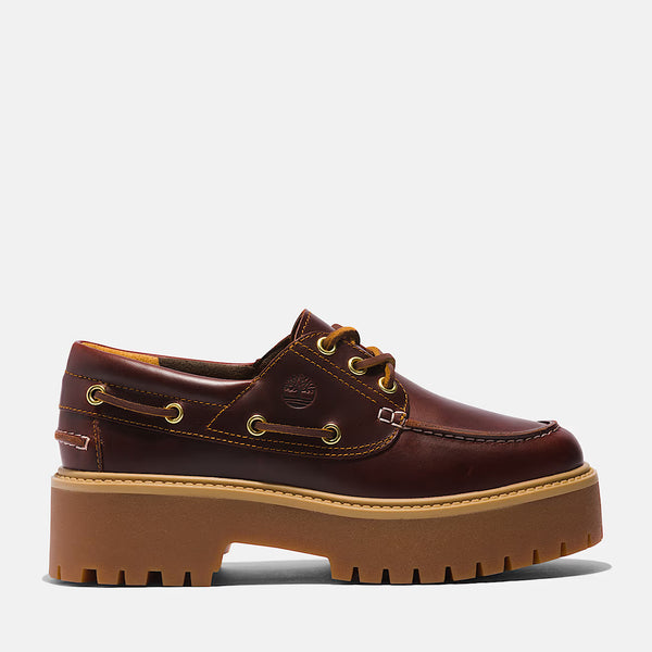 TIMBERLAND - STONE STREET BOAT SHOE ROOTBEER TB0A2QDM D571
