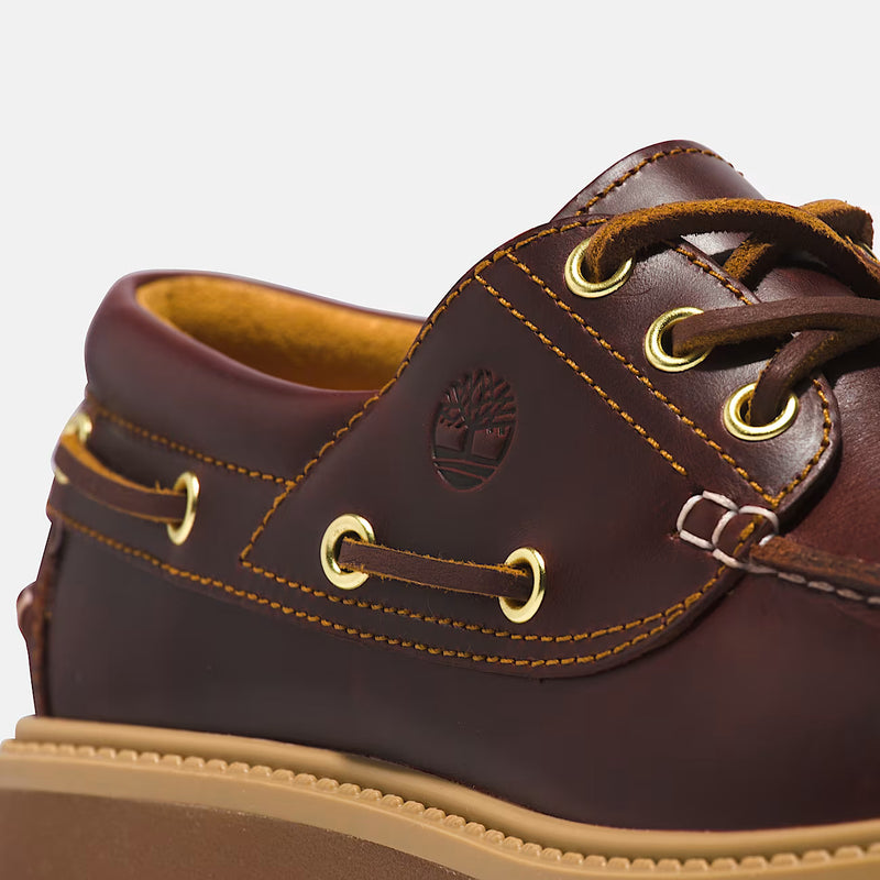 TIMBERLAND - STONE STREET BOAT SHOE ROOTBEER TB0A2QDM D571