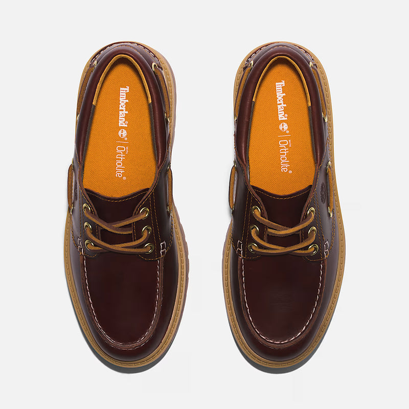 TIMBERLAND - STONE STREET BOAT SHOE ROOTBEER TB0A2QDM D571