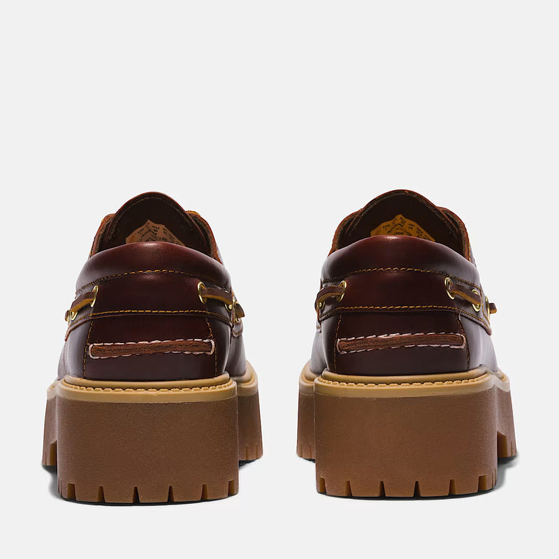 TIMBERLAND - STONE STREET BOAT SHOE ROOTBEER TB0A2QDM D571