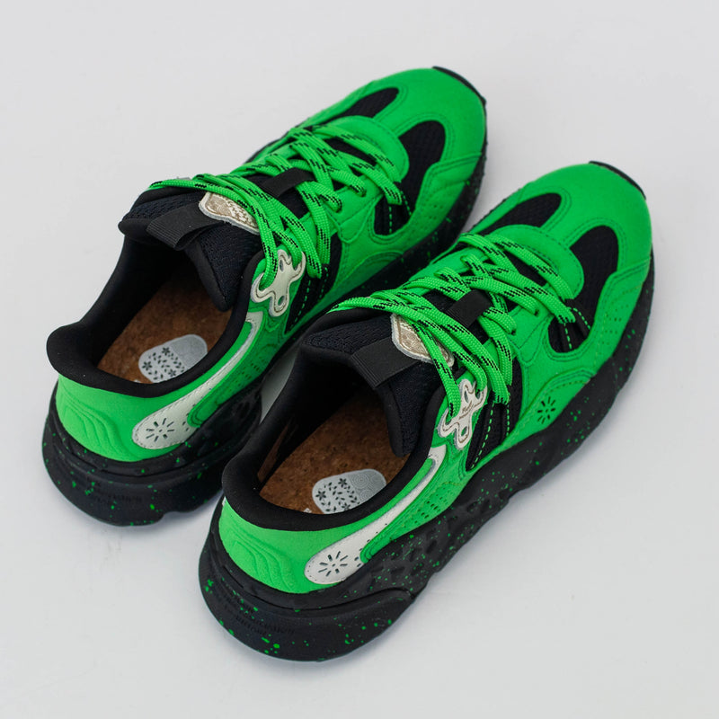 FLOWER MOUNTAIN - SNEAKER - TIGER HILL UNI GREEN ANTHRACITE