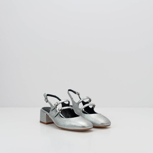 SEIALE - HEELED BALLERINAS - TRASTO SILVER