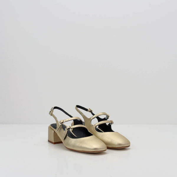 SEIALE - HEELED BALLERINAS - TRASTO GOLD