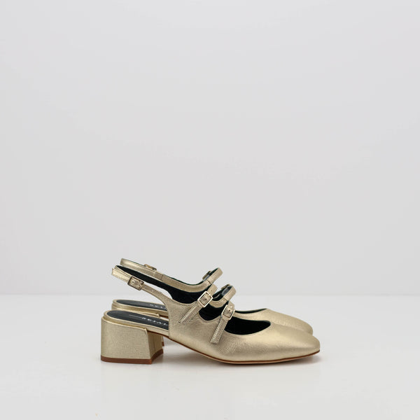 SEIALE - HEELED BALLERINAS - TRASTO GOLD