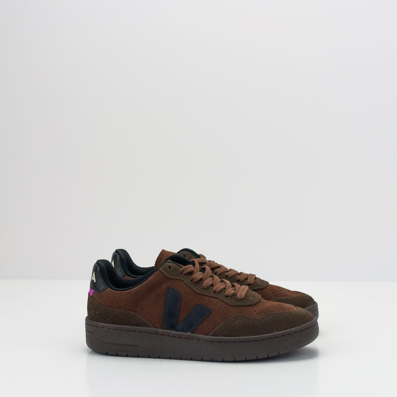 VEJA - SNEAKER -  V-90 SUEDE WALNUT BLACK VD0303663