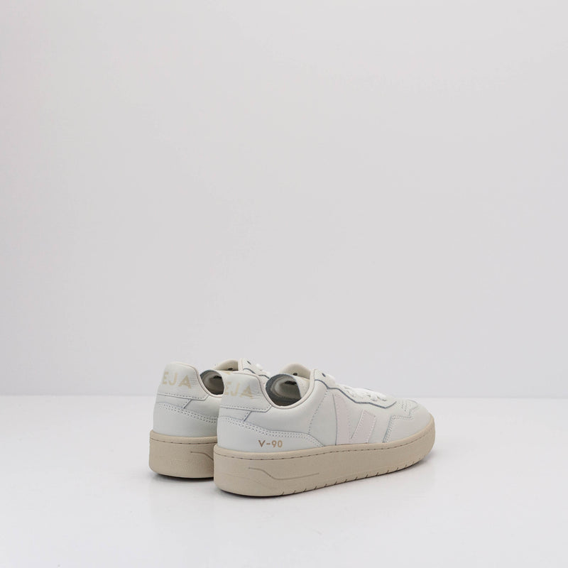 ZAPATILLA - VEJA - V-90 LEATHER WHITE