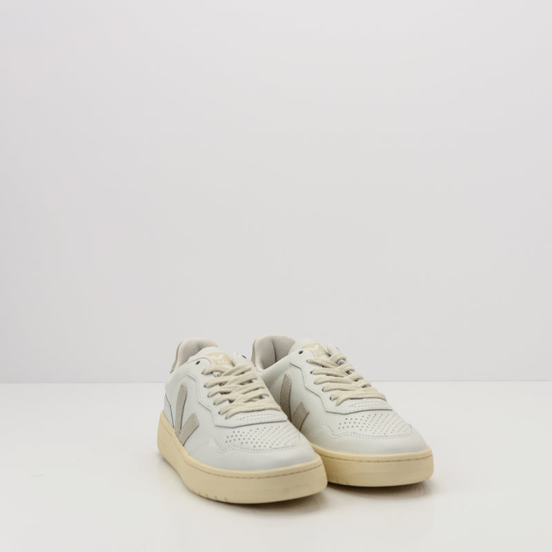 VEJA - SNEAKER - V-90 LEATHER EXTRA WHITE NATURAL VD2003655