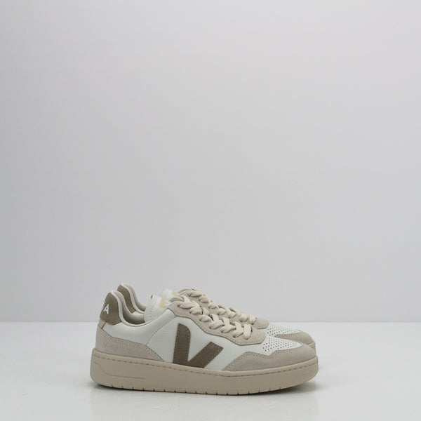 ZAPATILLA - VEJA - V-90 O.T. LEATHER WHITE TAUPE VD2020909