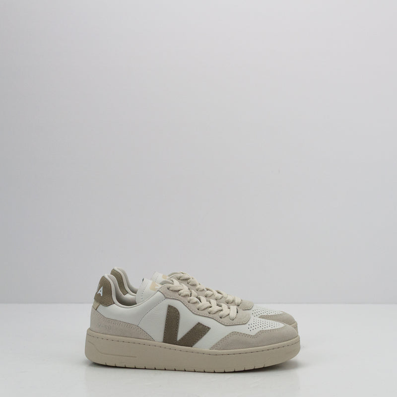 ZAPATILLA - VEJA - V-90 O.T. LEATHER WHITE TAUPE VD2020909