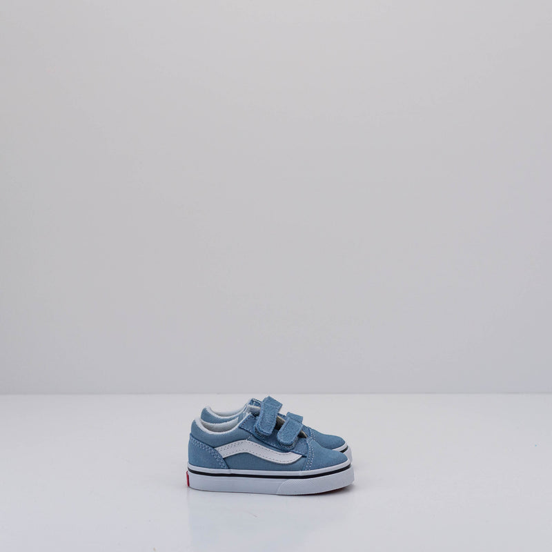 VANS - SHOE - TODDLER OLD SKOOL V COLOR THEORY DUSTY BLUE