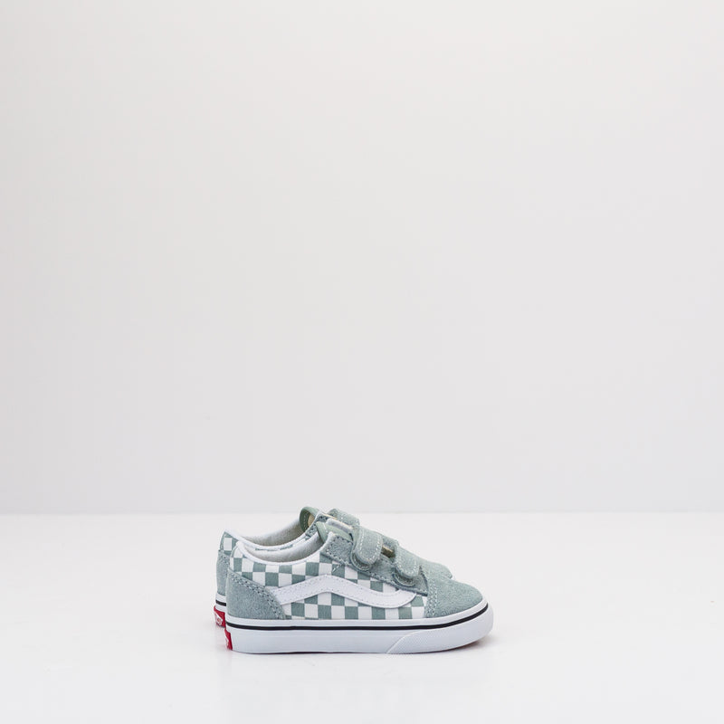 ZAPATILLA - VANS - OLD SKOOL V COLOR THEORY CHECKERBOARD PURE GREY DE 20 A 26