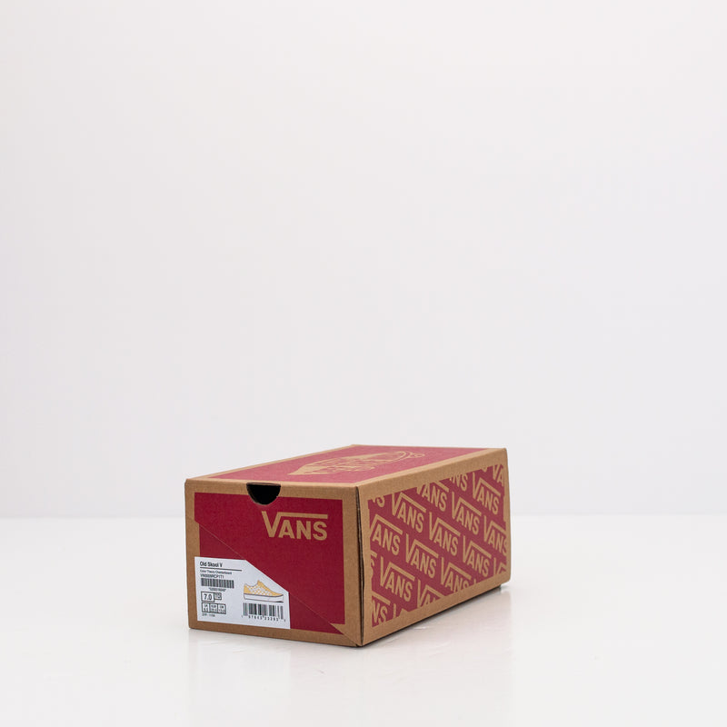 ZAPATILLA - VANS - OLD SKOOL V COLOR THEORY CHECKERBOARD BANANA CREAM