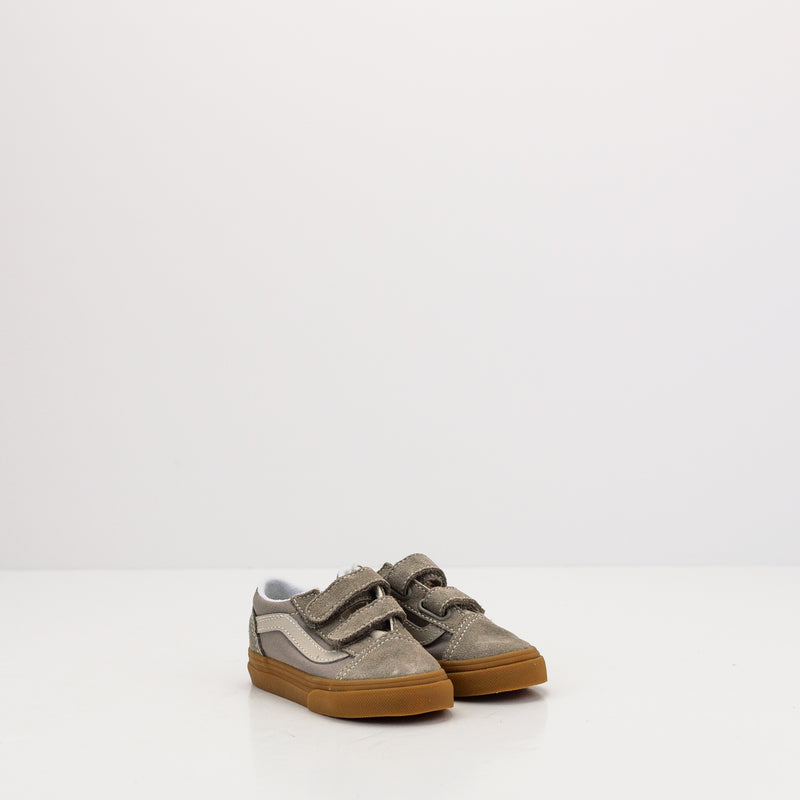 ZAPATILLA - VANS - OLD SKOOL V NEUTRAL BLOCK GRAY GUM