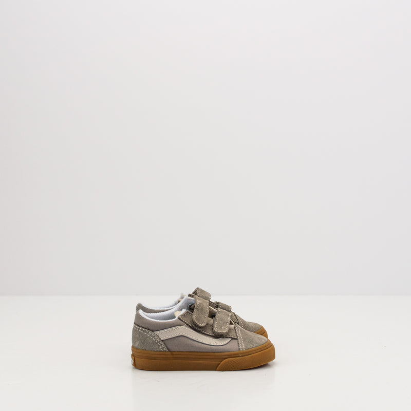 ZAPATILLA - VANS - OLD SKOOL V NEUTRAL BLOCK GRAY GUM