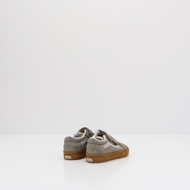 ZAPATILLA - VANS - OLD SKOOL V NEUTRAL BLOCK GRAY GUM