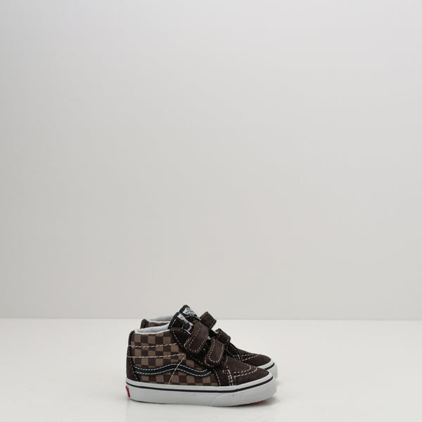 BOTIN - VANS - SK8-MID REISSUE V TONAL CHECK BROWN DE 20 A 26