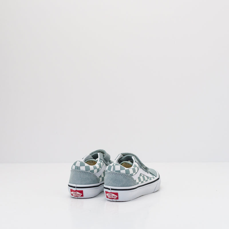 ZAPATILLA - VANS - OLD SKOOL V COLOR THEORY CHECKERBOARD PURE GREY DE 28 A 35