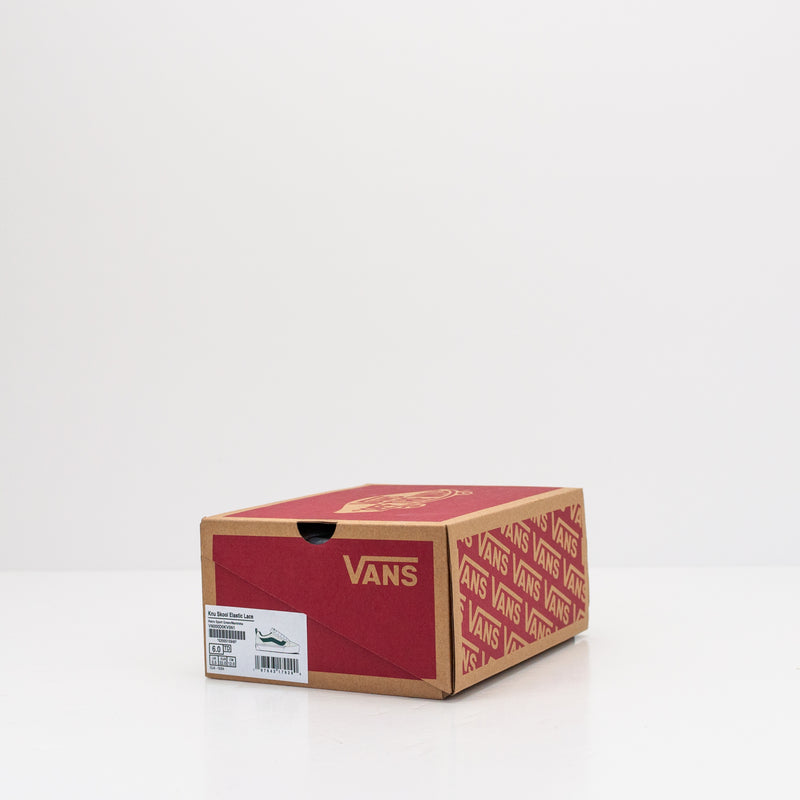 ZAPATILLA - VANS - KNU SKOOL ELASTIC LACE RETRO SPORT GREEN MARSHMALLOW