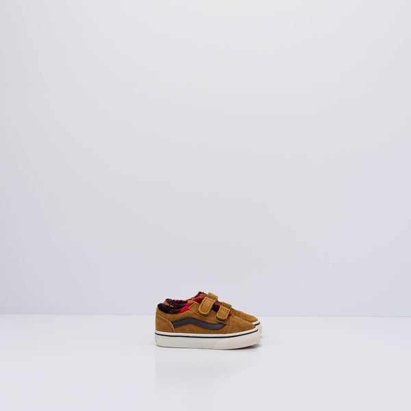 VANS - SNEAKERS - OLD SKOOL V COZY HUG GOLDEN BROWN VN0A38JN1M71