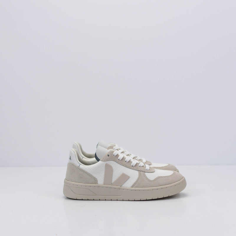 ZAPATILLA - VEJA - V-10 B-MESH WHITE NATURAL PIERRE VX012499