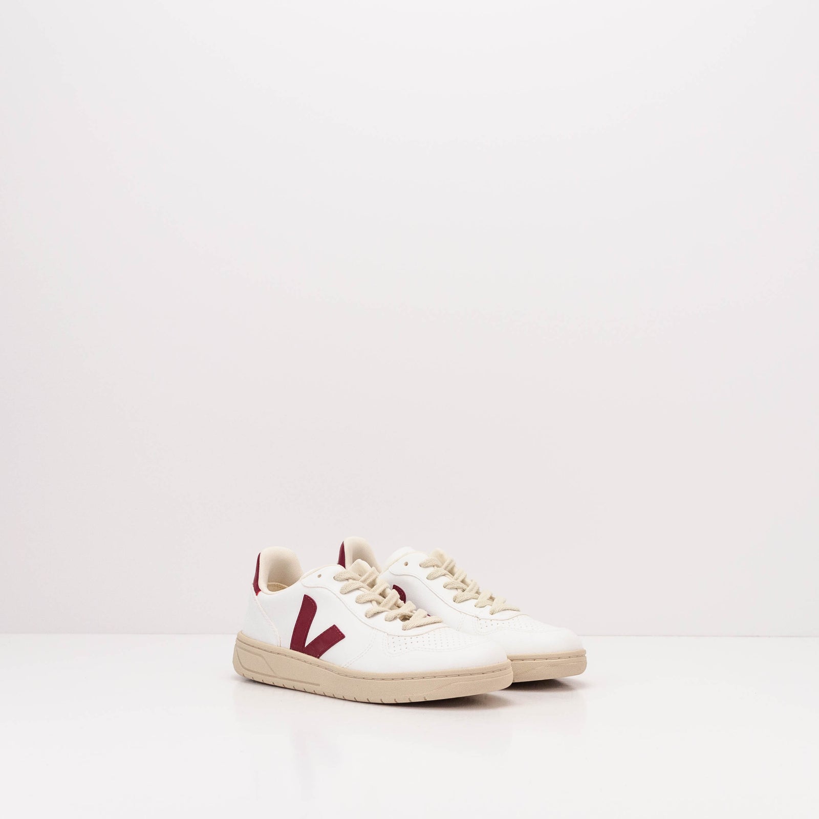 VEJA SNEAKER V-10 CWL WHITE MARSALA VX073279