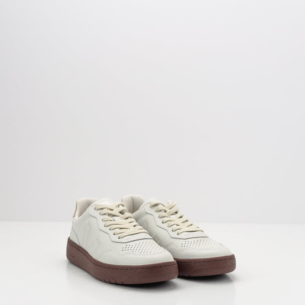 ZAPATILLA - VEJA - V-90 LEATHER WHITE PIERRE ALMOND VZ2020750