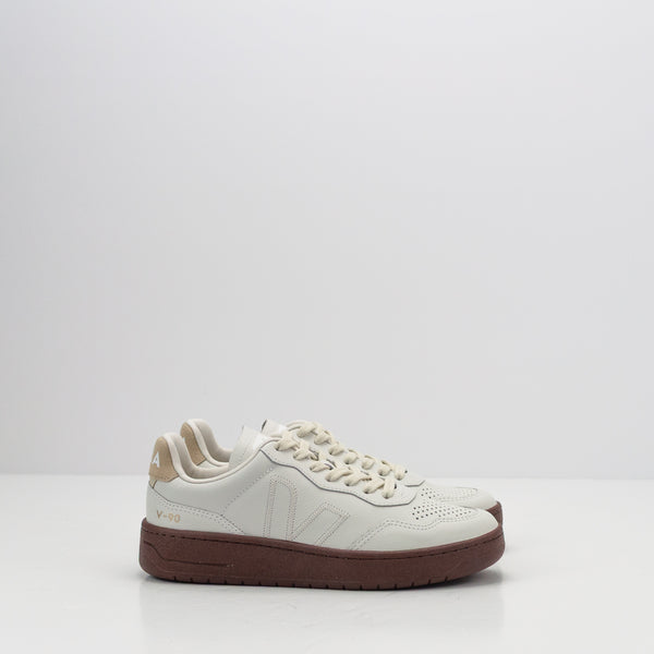 ZAPATILLA - VEJA - V-90 LEATHER WHITE PIERRE ALMOND VZ2020750