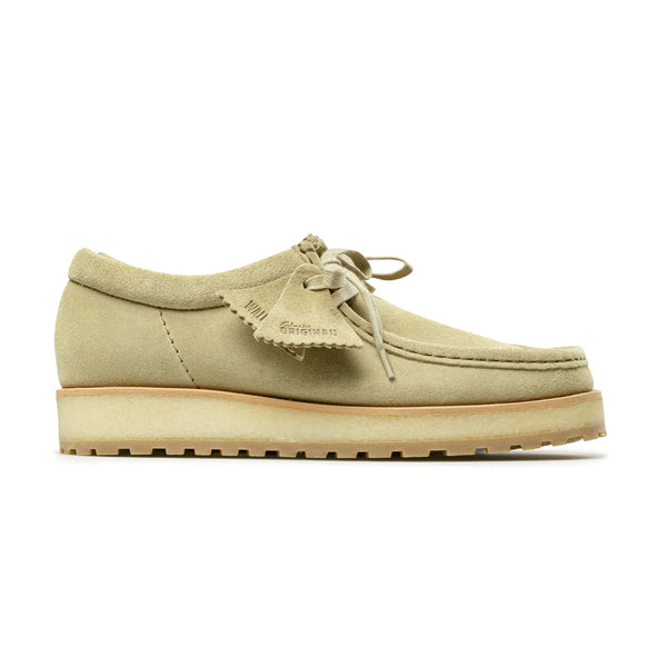 ZAPATO - CLARKS - WALLA SCOUT LO DARK SAND SUEDE HOMBRE