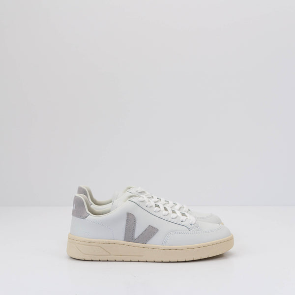 ZAPATILLA - VEJA - V-12 LEATHER WHITE LIGHT GREY