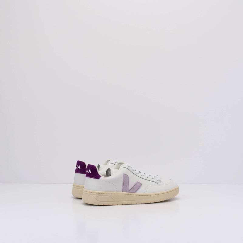 VEJA - SNEAKERS - V-12 LEATHER EXTRA WHITE PARME MAGENTA XD0203301A