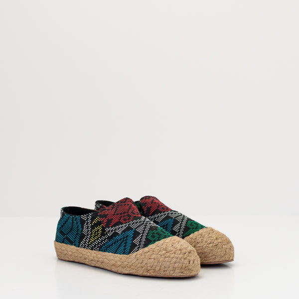 WATARU - ESPADRILLE - YAKAN BLACK WEAVE