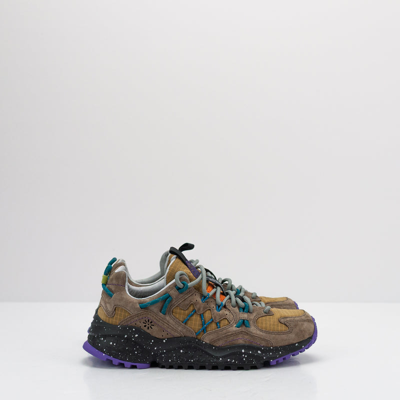 FLOWER MOUNTAIN - SNEAKER - YAMABUSHI UNI SUEDE NYLON ANTHRACITE
