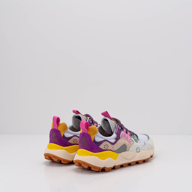 FLOWER MOUNTAIN - SNEAKERS - YAMANO 3 WHITE PURPLE