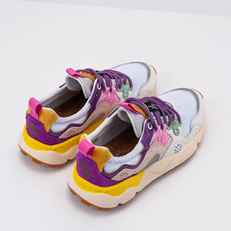 FLOWER MOUNTAIN - SNEAKERS - YAMANO 3 WHITE PURPLE