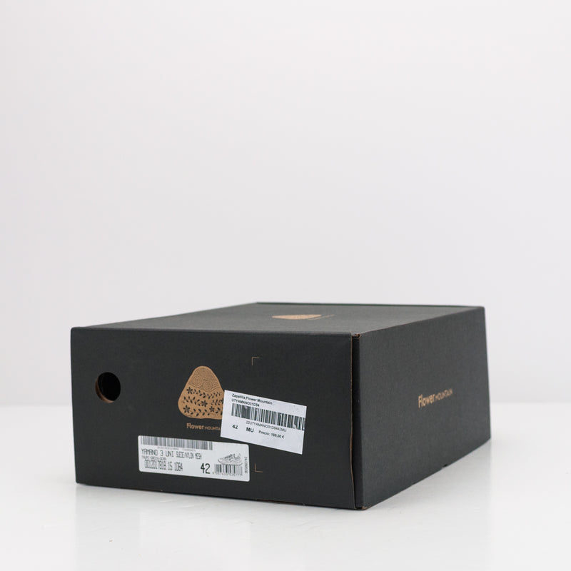 ZAPATILLA - FLOWER MOUNTAIN - YAMANO 3 UNI SUEDE NYLON MESH TAUPE GREEN OCRA