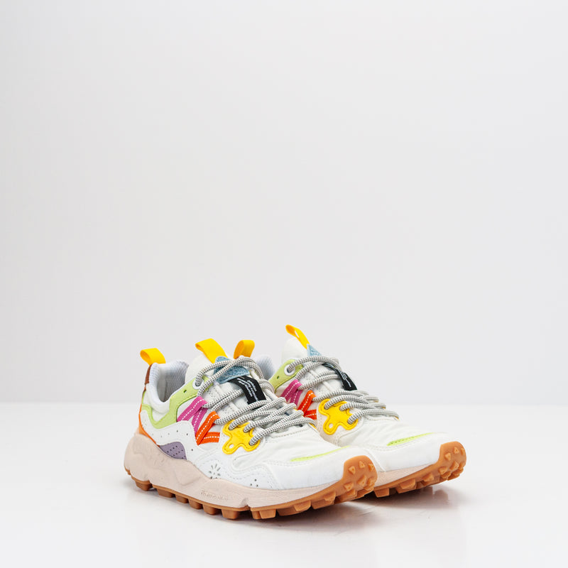 ZAPATILLA - FLOWER MOUNTAIN - YAMANO 3 WOMAN LAISO ECO SUEDE  ECO NYLON WHITE MULTI