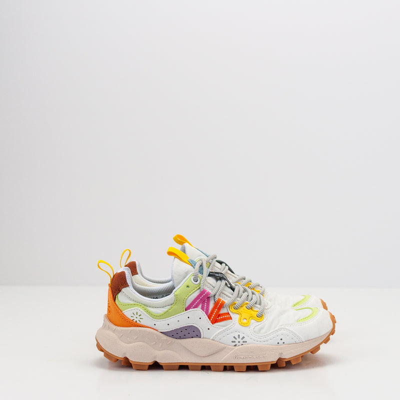 ZAPATILLA - FLOWER MOUNTAIN - YAMANO 3 WOMAN LAISO ECO SUEDE  ECO NYLON WHITE MULTI