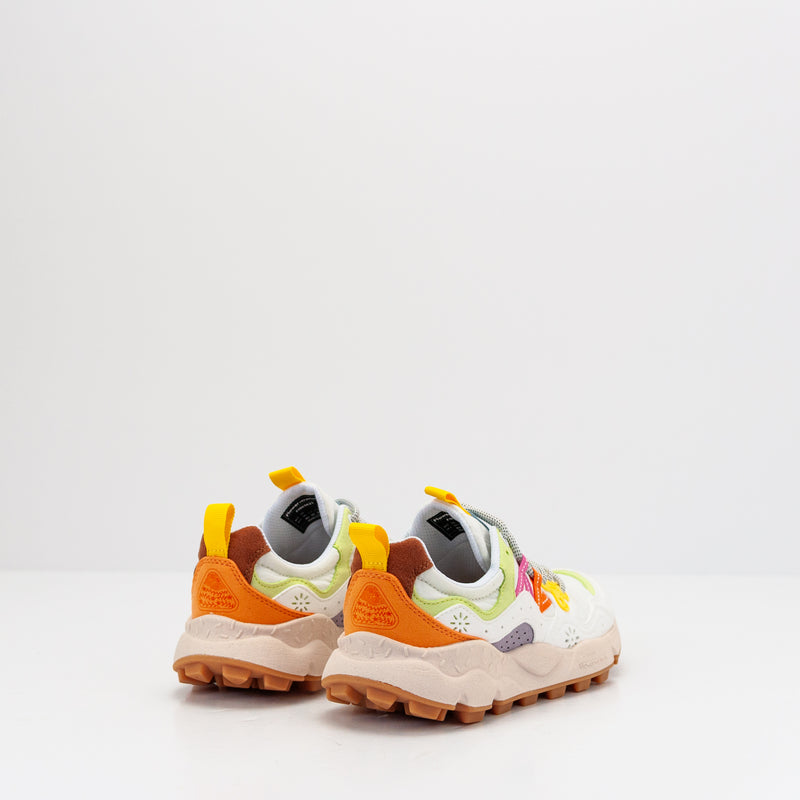 ZAPATILLA - FLOWER MOUNTAIN - YAMANO 3 WOMAN LAISO ECO SUEDE  ECO NYLON WHITE MULTI
