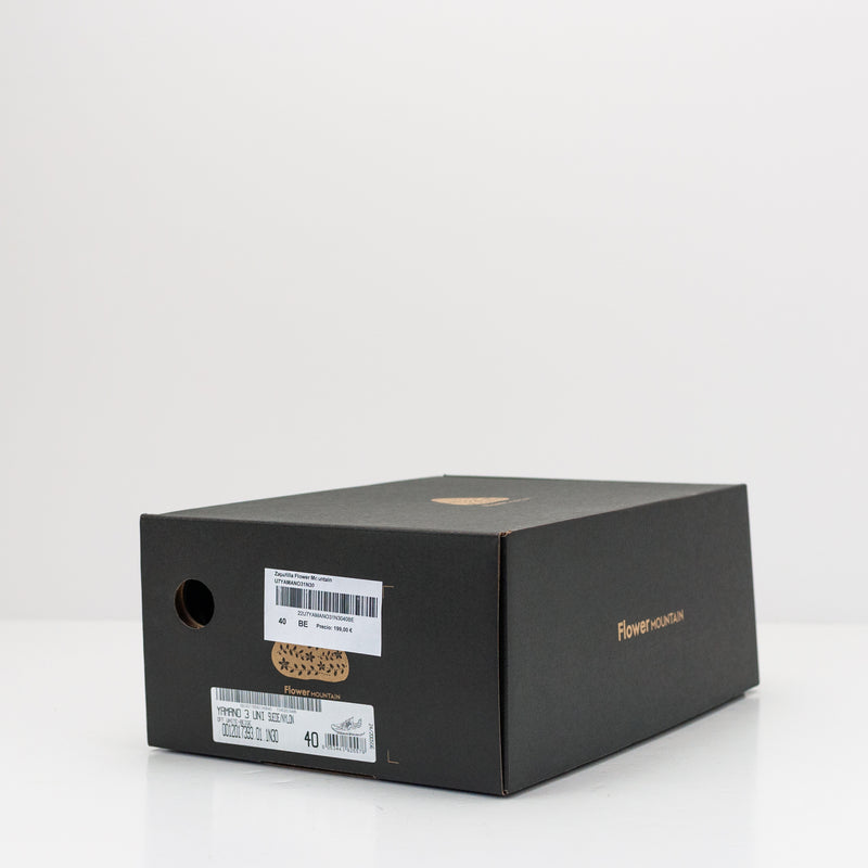 ZAPATILLA - FLOWER MOUNTAIN - YAMANO 3 UNI SUEDE NYLON OFF WHITE BEIGE