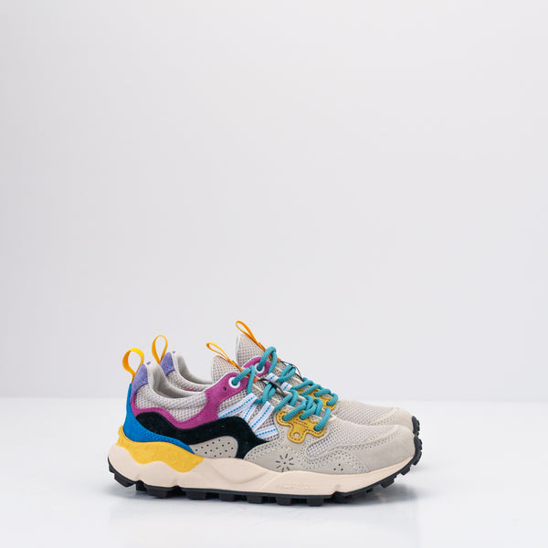 ZAPATILLA - FLOWER MOUNTAIN - YAMANO 3 UNI SUEDE RETE MILK BEIGE