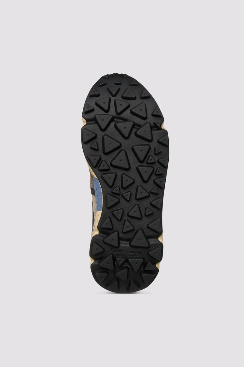 ZAPATILLA - FLOWER MOUNTAIN - YAMANO 3 MAN SUEDE/NYLON CAMO DARK GREY-ANTHRACITE-BLACK
