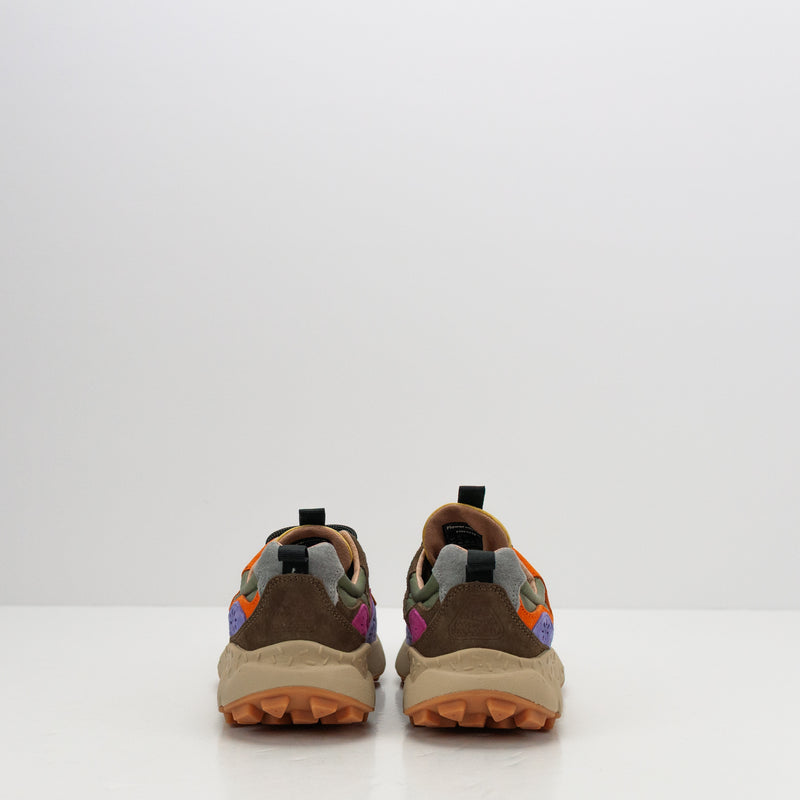 ZAPATILLA - FLOWER MOUNTAIN - YAMANO 3 UNI SUEDE NYLON KAKI MULTI