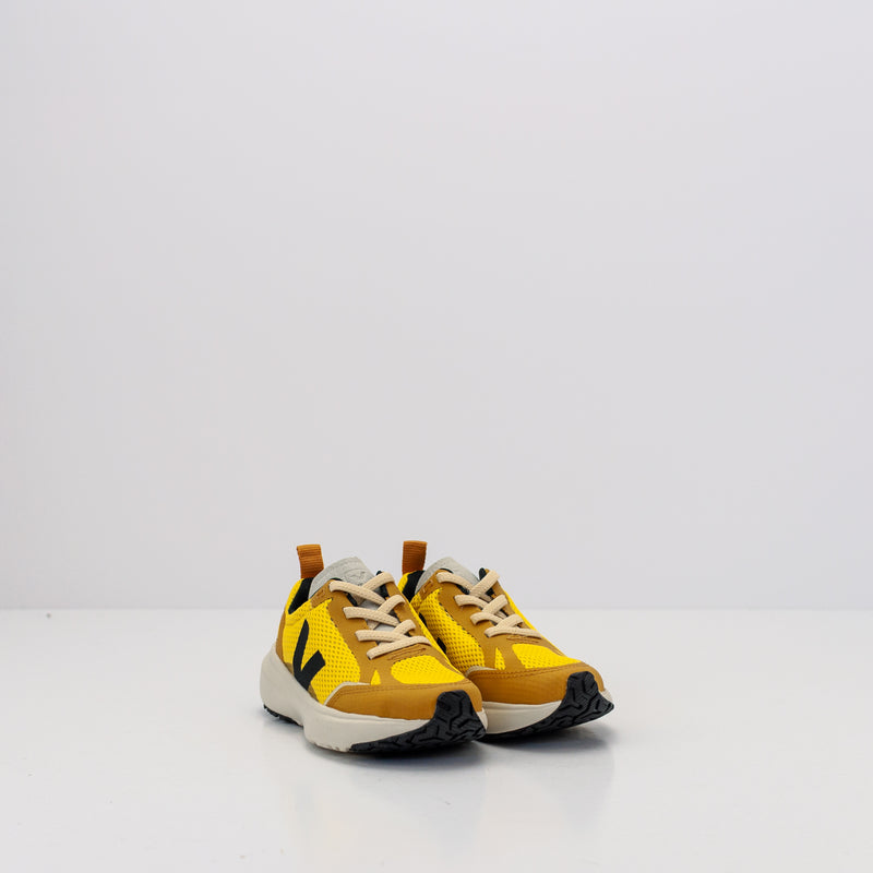 ZAPATILLA DE NENO E NENA - VEJA - SMALL CANARY LIGHT ALVEOMESH TONIC BLACK 28-35