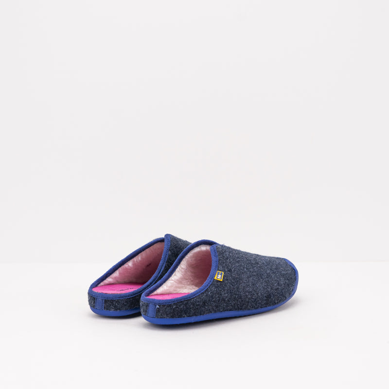 NORDIKAS  - SLIPPER - 1320 BLUE HOUSE SLIPPERS