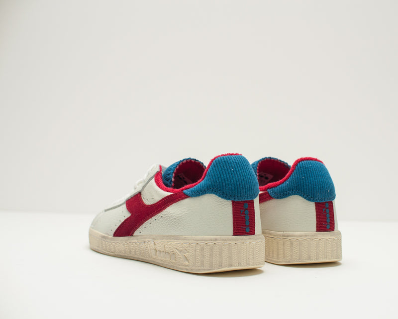 Diadora GAME UNISEX - Sneakers basse - white/blue/avorio Diadora GAME UNISEX - Sneakers basse - white/blue/avorio