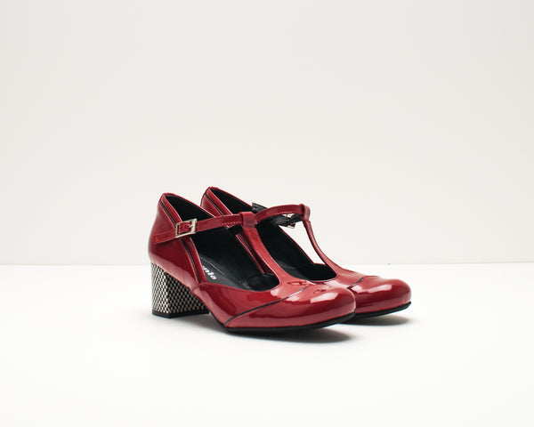 NEMONIC - RETRO MID HEEL SHOES - 2053