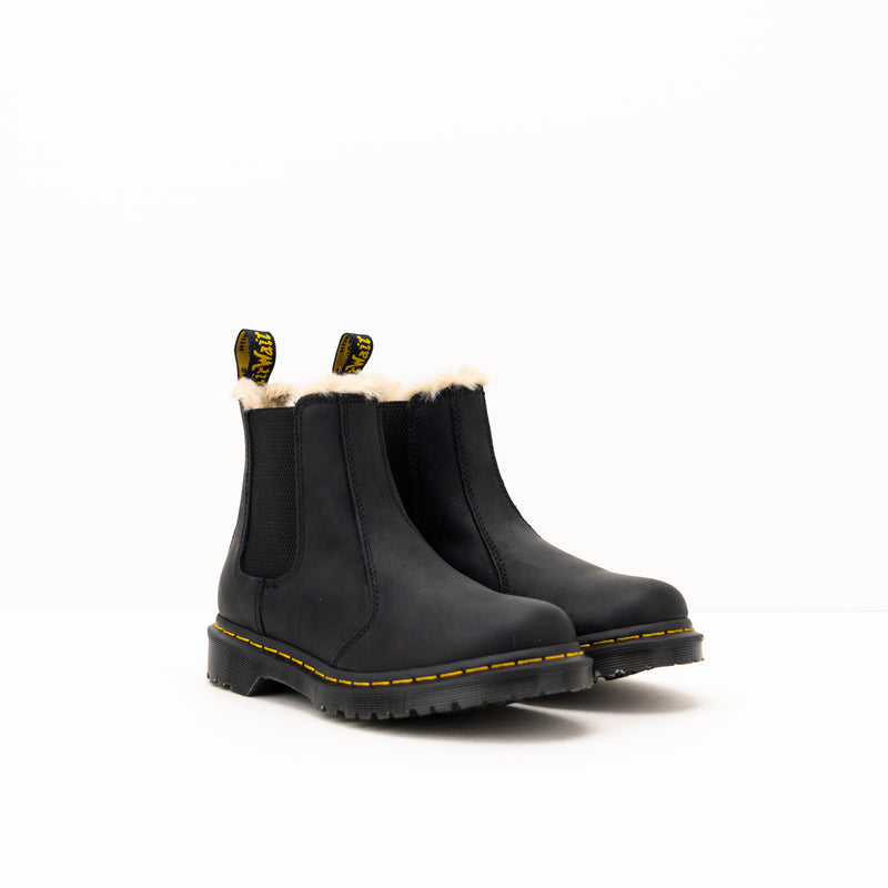 DR. MARTENS - BOOTS - LEONORE BLACK BURNISHED WYOMING 21045001