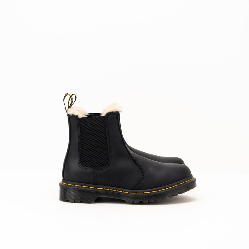 DR. MARTENS - BOOTS - LEONORE BLACK BURNISHED WYOMING 21045001